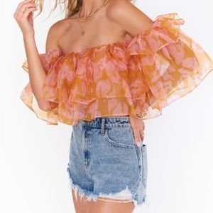 Show Me Your MuMu Rossella Ruffle Top